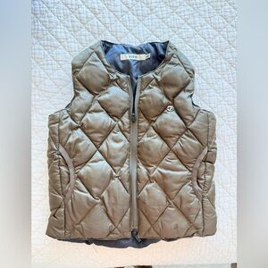 FITH Quilted Puffer Vest in Olive Taupe